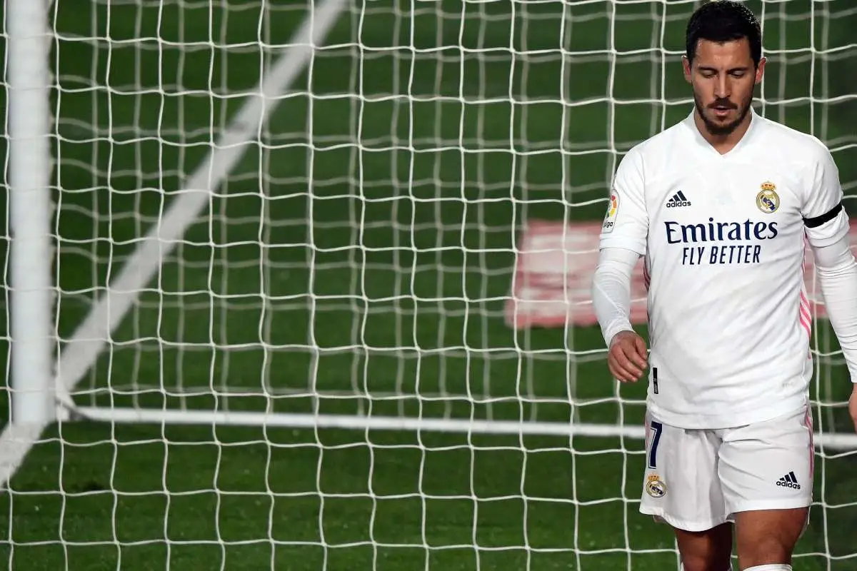 هازارد مهدد للغياب لفترة أطول عن ريال مدريد بسبب تجدد إصابة الكاحل
