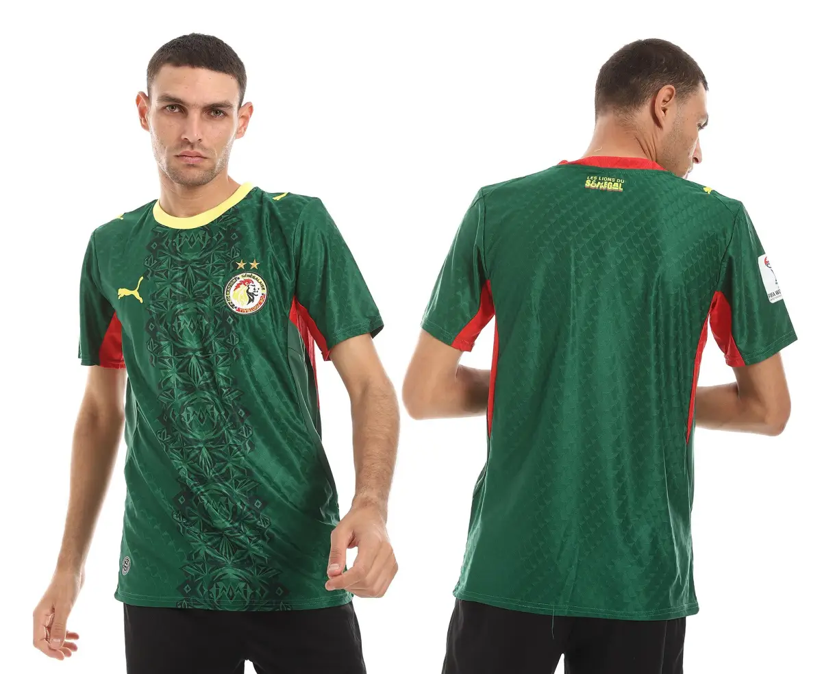 قميص منتخب السنغال الاحتياطي 2026/27 بشعارات تطريز AT-131