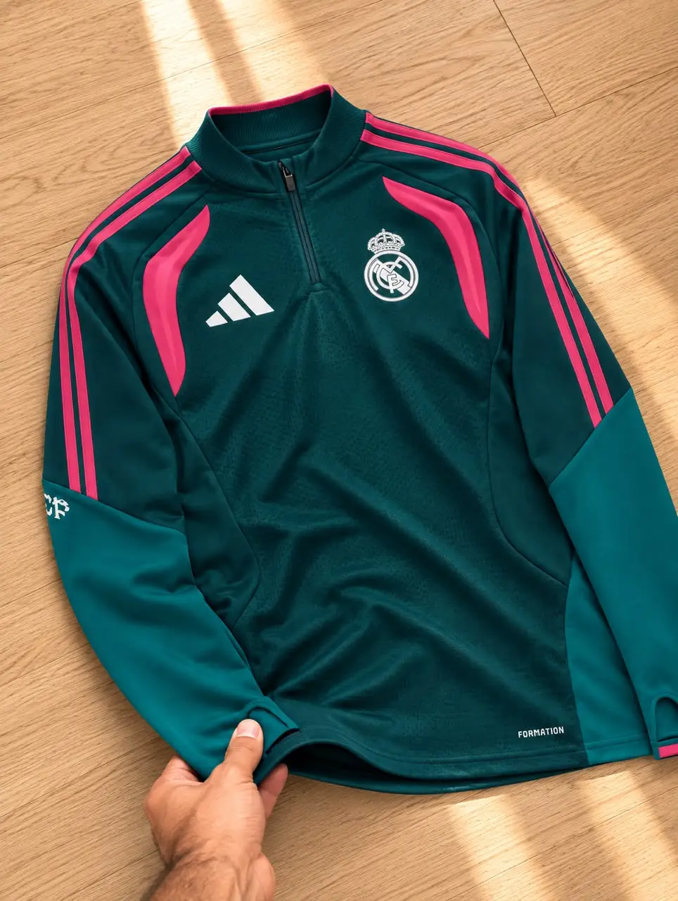 تراك توب ريال مدريد 2026/27 بشعارات تطريز BE-171